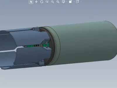 9N235 Anti Personnel submunition off artillery cluster rockets 3D model