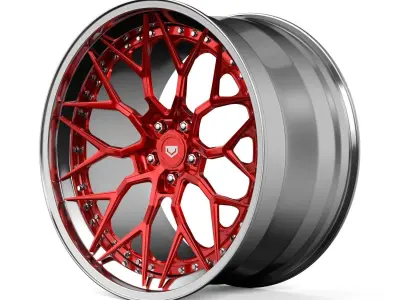 Vossen S-17 3 piece wheels 3D model