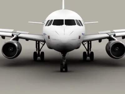 Airbus A318 Air France 3D model