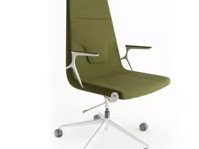 Casamania Rolling Chair Model With Shaders And Textures 3D model