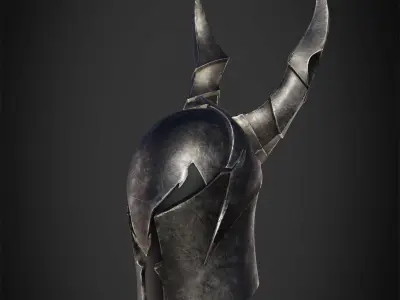 Dark Souls Black Knight Helmet for Cosplay 3D print model