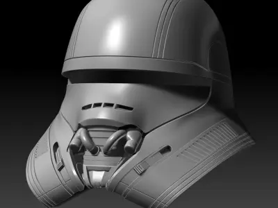 First Order Jet Trooper Helmet 3D Printable Model 3D print model