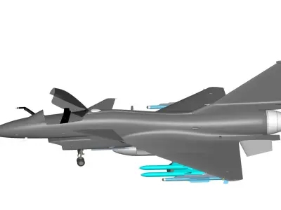 Chengdu J-10 3D model