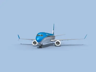 Boeing 737-8 Max Aerolineas Argentinas 3D model