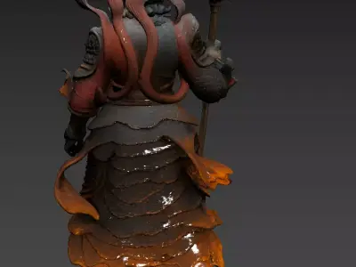 20- Chinese style - Night fork sea patrol 3D model