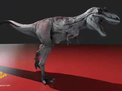 Albertosaurus t - rex 3D model