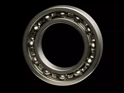  Vehicle Parts Bearings Low-poly 3D model