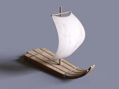 Peruvian Boats 3D model