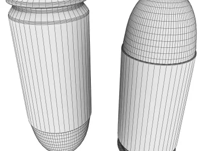 45 ACP Cartridge 3D model