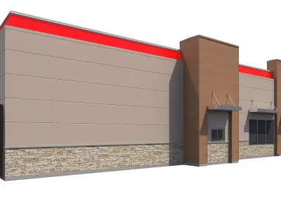 Retail-037 Burger King-002 3D model