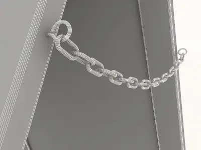 Cafe Sign Low-poly 3D model