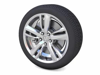  Acuras RDX Rim 3D Model Low-poly 3D model