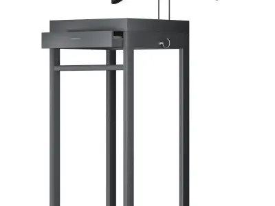 Valet Stand 3D model 3D model