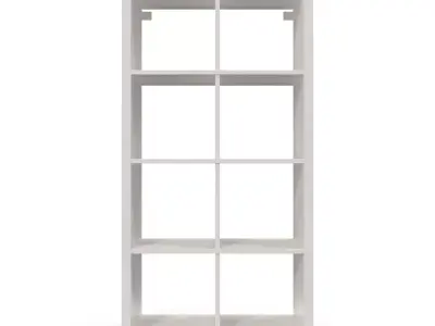 Flyesta Shelf Unit White Free 3D model