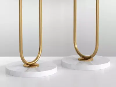 Warner Table Lamp Free 3D model