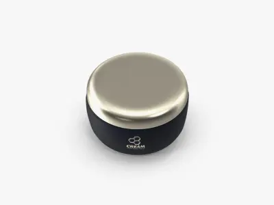 Cosmetic Cream Jar 3D model purchase
