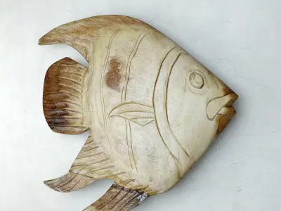 Wall Relief Fish 3D model