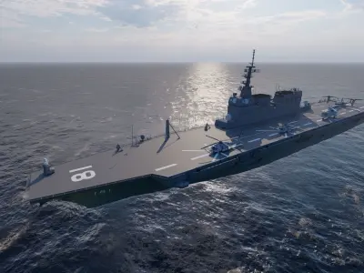 Frigate type-Warship 3D model