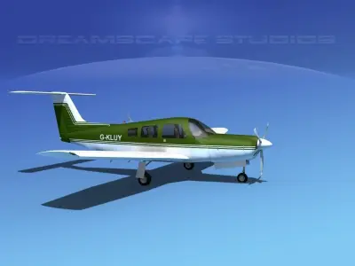 Piper PA-28R-201 Arrow III V09 3D model
