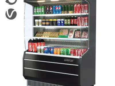 turbo air Commercial Refrigerator No-01 Low-poly 3D model