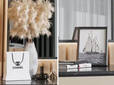 Hallway Set N2 3D model