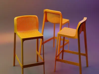 Pub Chair 3D model