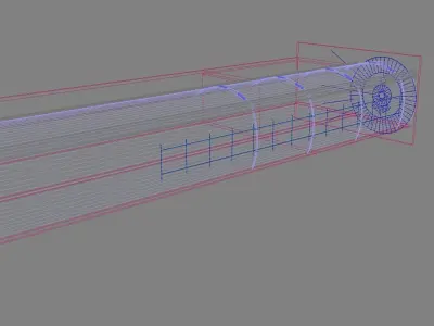 Light Hallway 3D model