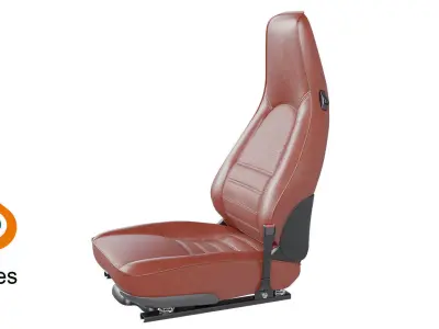  Racing Seat 3D model