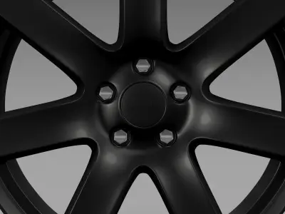 Jeep Wrangler Anlimited Altitude 2014 rim 3D model