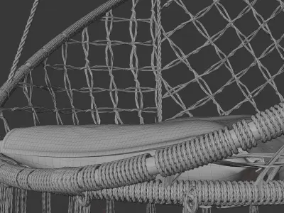 Hanging Chair 3D model 2
