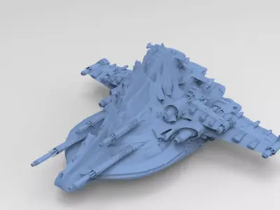 Heman Eternia inspired Ship Hull 3D model