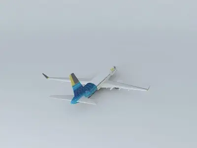 GoldenJet Paralympics Boeing 757 217W Free 3D model