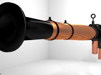 Rocket Launcher - Shoulder-fired - RPG 3D model
