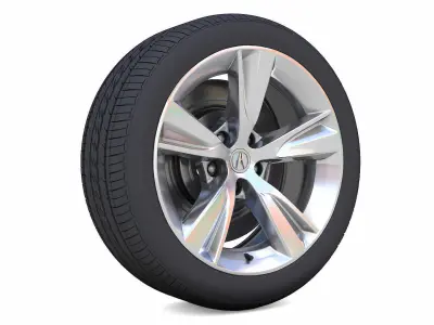 Acuras ILX Rim 3D Model Low-poly 3D model