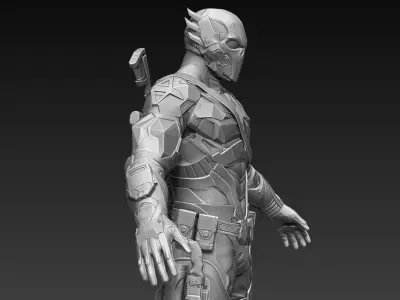 Sci-Fi Military Mercenary 3D model