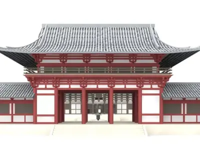 Todai-ji Temple Nara 3D model