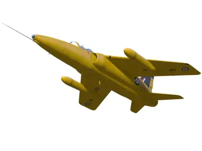 Folland gnat T1 3D model