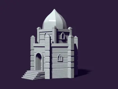 Mausoleum of Muslim Turkic peoples 3D print model