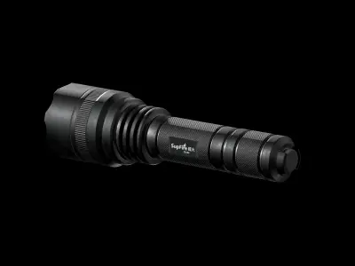 SuperFire Flashlight Low-poly 3D model