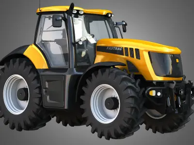 JCB Fastrac 8000 Tractor 3D model