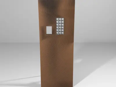 Personal Armor Shield - Medieval Pavise 3D model