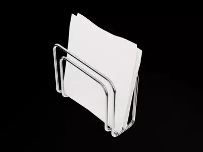 Paper Napkins Free low-poly 3D model