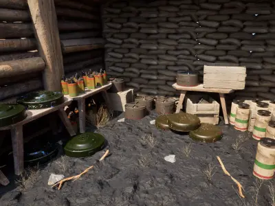 British WW2 Mine Pack