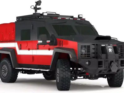 3D BearCat X3 Firecat 3D model