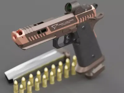 TTI - Taran Tactical Innovations - Sand Viper Low-poly 3D model