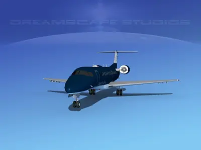 Embraer ERJ-135 Atlantic Air 3D model