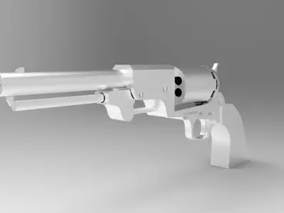 colt dragoon 1848 Free 3D model