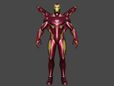 Iron Man Infinity 3D model