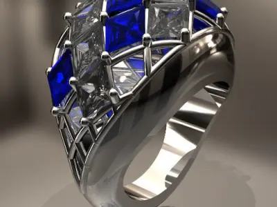 Rendering Anello D Free 3D model