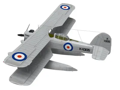 Fairey SeaFox 3D model